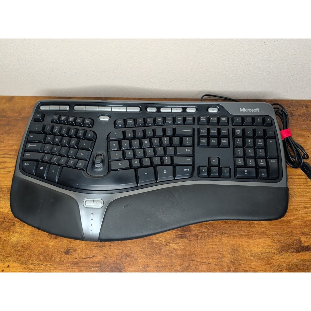 Microsoft Natural Ergonomic Keyboard 4000 V1.0 KU-0462, USB Wired